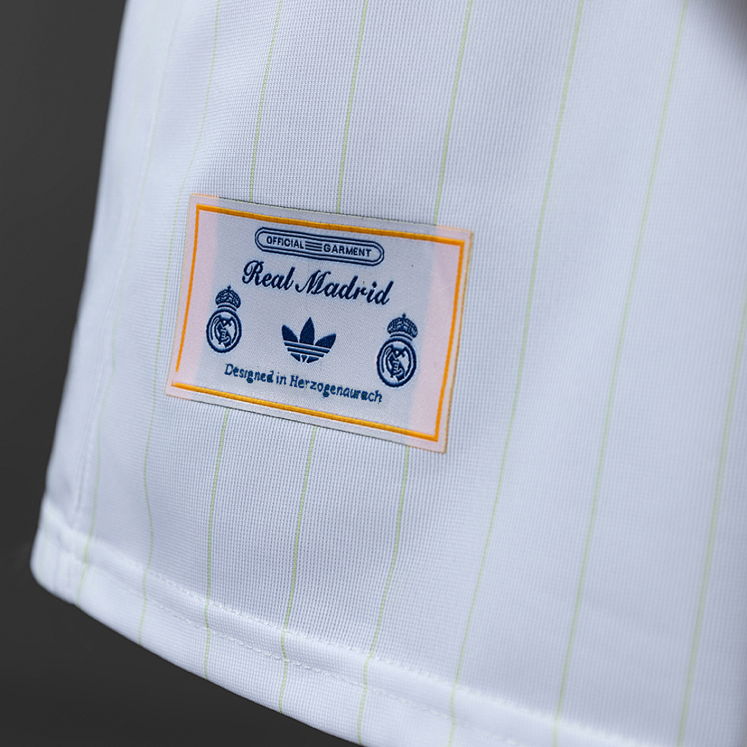 Real Madrid Terrace Icons T-Shirt White Blue – Replica Football Soccer Shirt – S–XXL