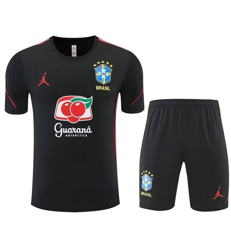 2627 Brazil National Football Team Jersey – Short-Sleeve Training Kit Set