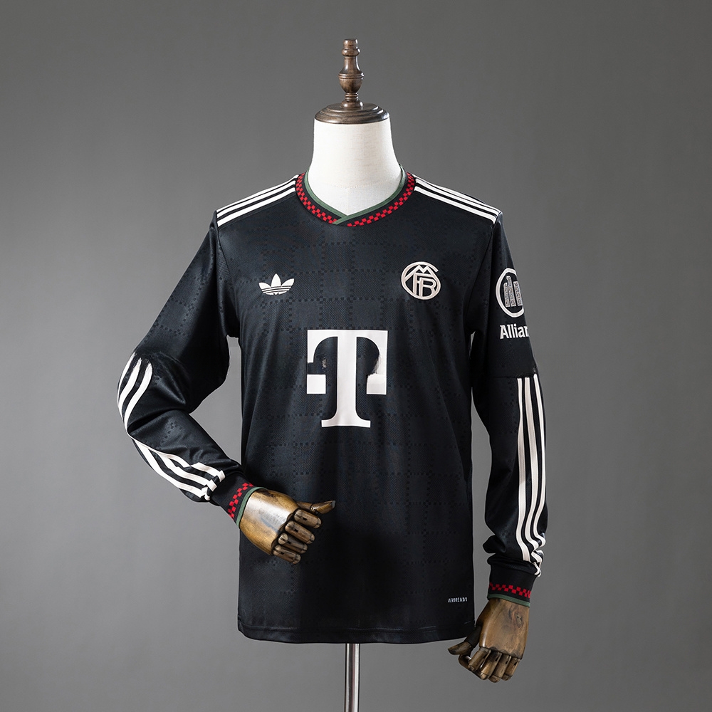 Bayern Munich 25_26 Third Away Long-Sleeve Jersey – Replica Football Soccer Shirt – S–4XL