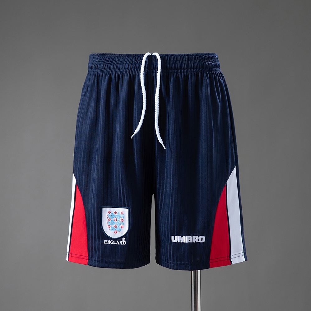 England 1998 Home Retro Shorts – Replica Football Soccer Shirt – S–XXL