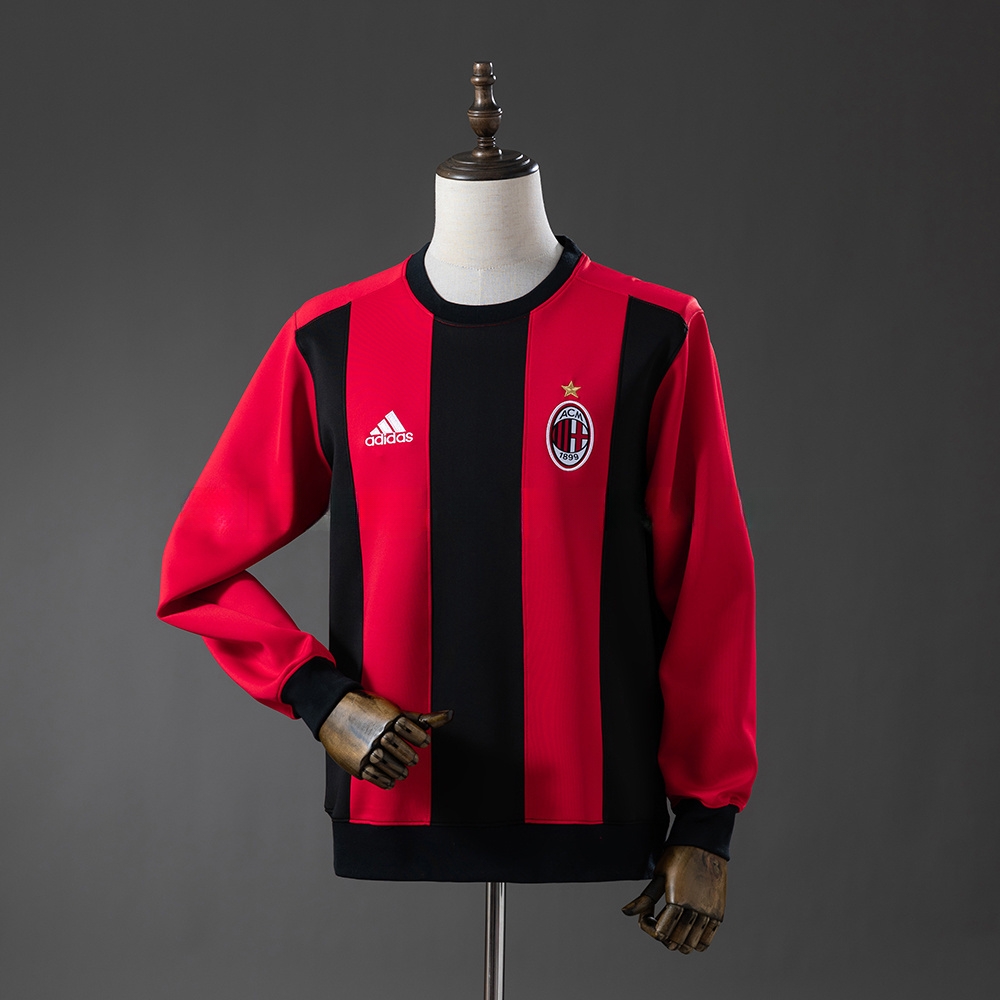 AC Milan 25/26 Long-Sleeved Sweatshirt – Replica Football Soccer Top – M–4XL