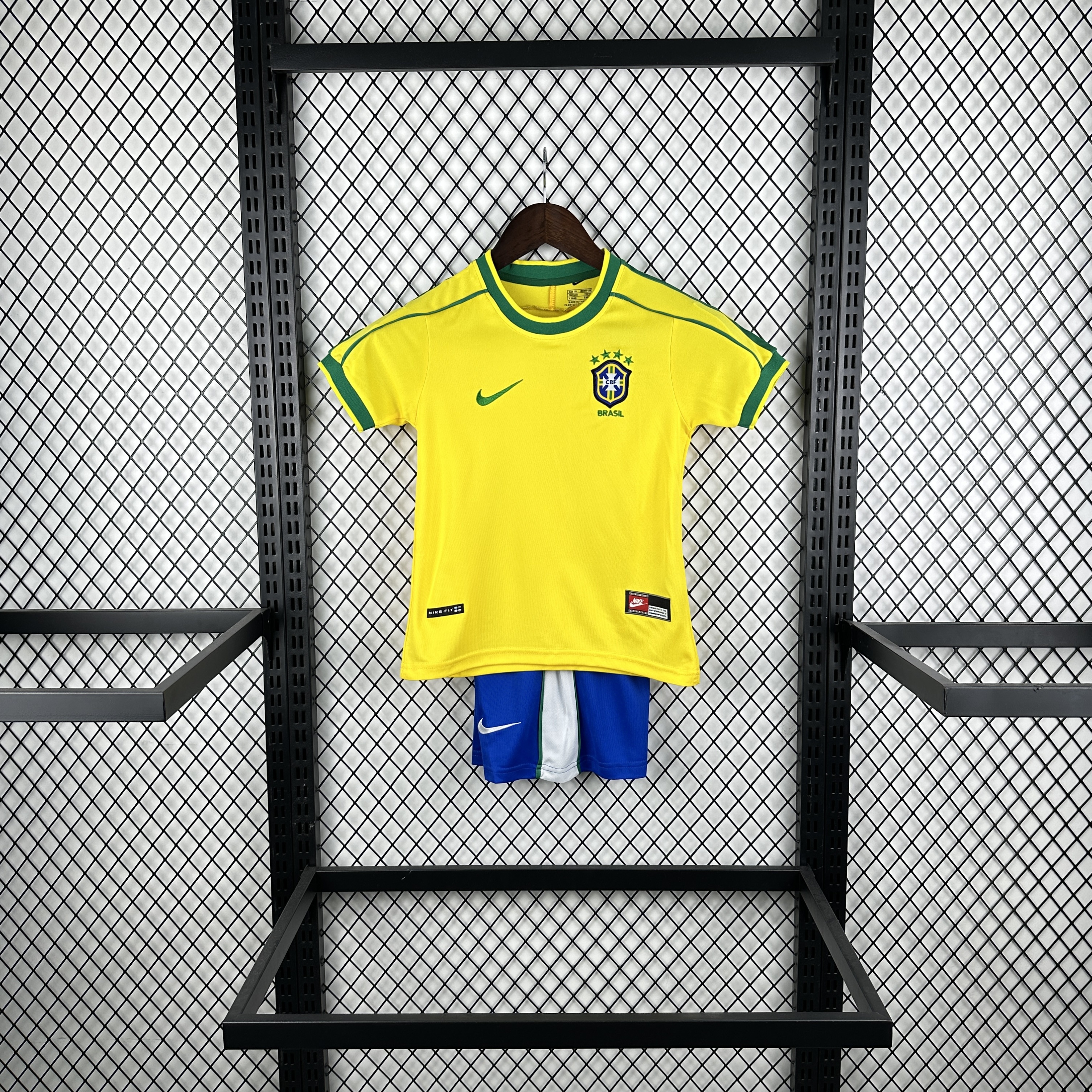 1998 Brazil Home Retro Kids' Kit