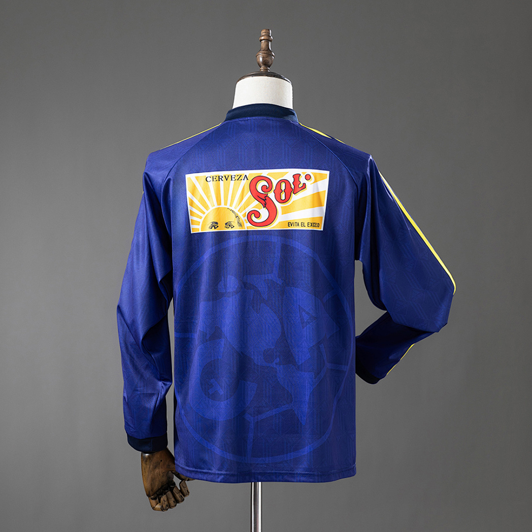 America 97_98 Away Long-Sleeved Retro Jersey – Replica Football Soccer Shirt – S–XXL