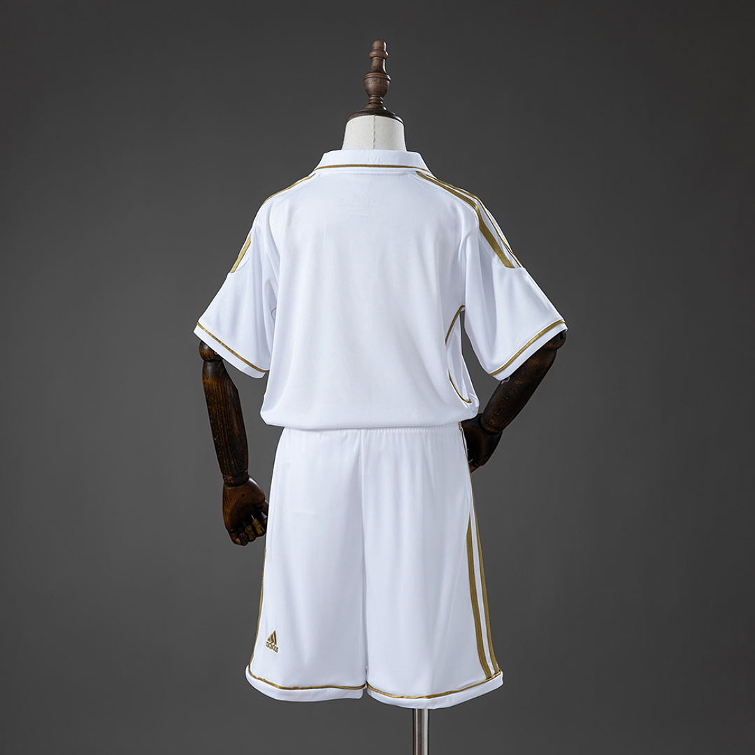 Real Madrid 11_12 Home Retro Kids Kit Jersey – Replica Football Soccer Shirt – Size 16–28