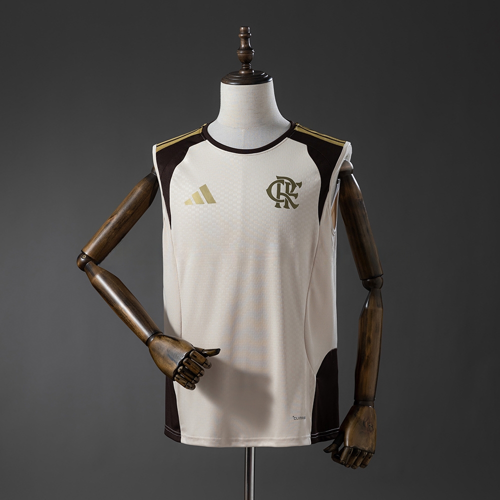 All Sponsors Training – Apricot Vest Jersey – Replica Football Soccer Shirt – S–4XL