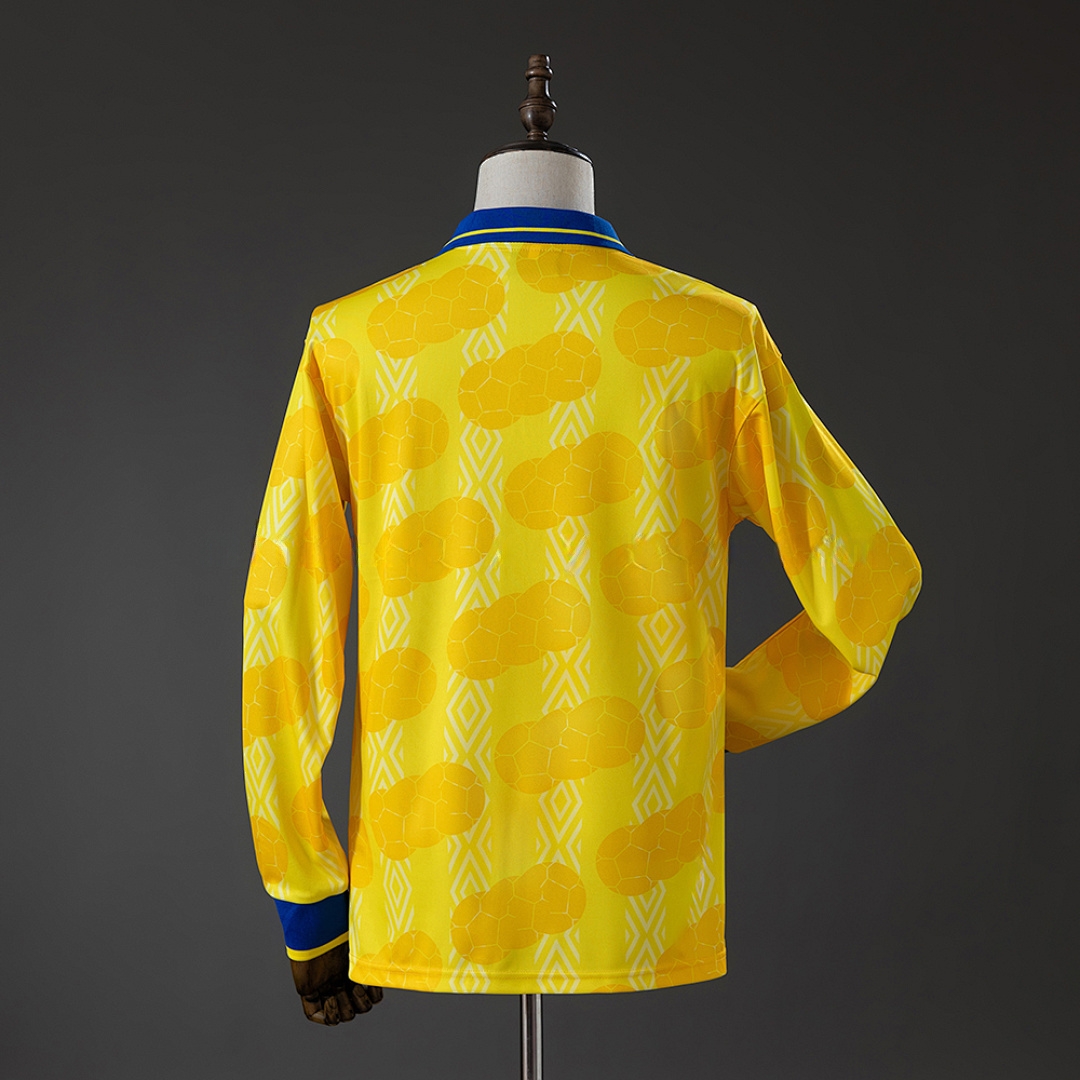 Colombia 1994 Home Retro Long Sleeve Jersey – Replica Football Soccer Shirt – S–XXL