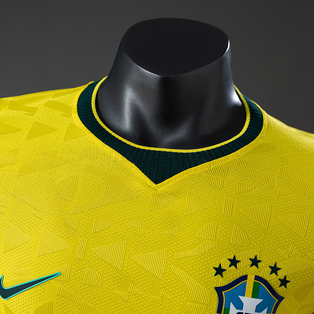 Brazil 2026 Home Player Version Long-Sleeve Jersey – Replica Football Soccer Shirt – S–3XL