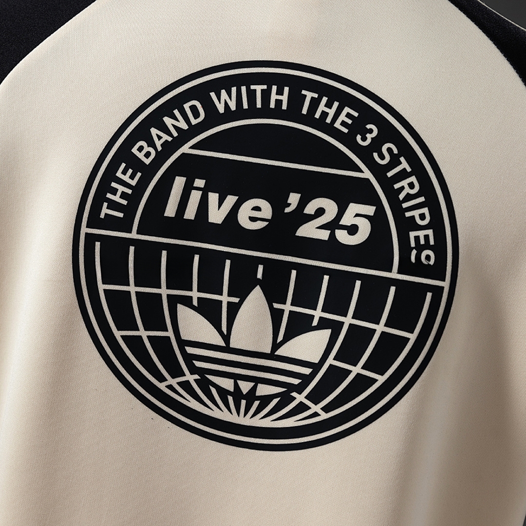 Oasis Tour Three-Striped Long-Sleeve T-Shirt – Replica Football Soccer Shirt – S–XXL