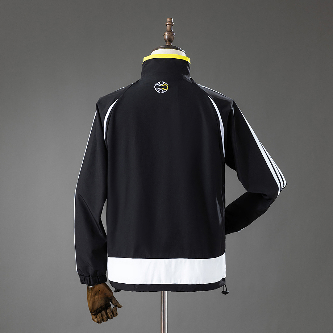 Real Madrid 06_07 Windbreaker – Black – Replica Football Jacket – S–XXL