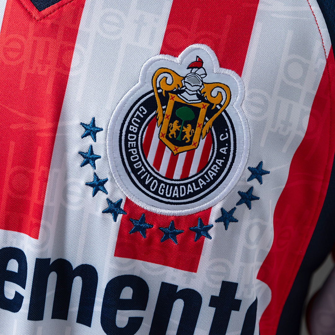 Guadalajara 99_00 Home Long-sleeved Retro Jersey – Replica Football Soccer Shirt – S–XXL