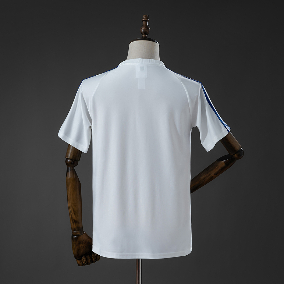 Leeds United Terrace Icons White T-Shirt – Replica Football Soccer Shirt – S–XXL