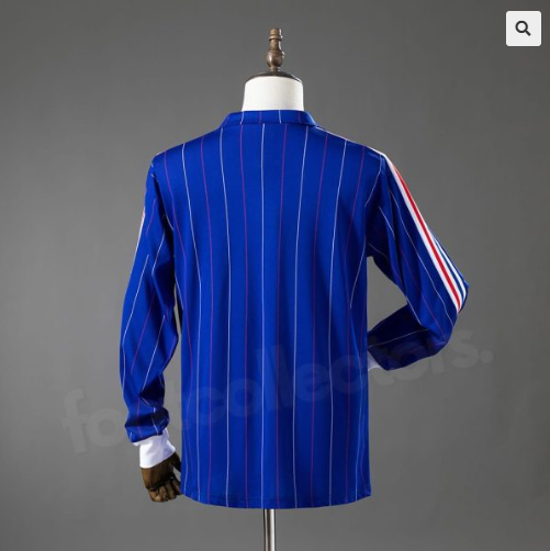 France National Team Home Jersey 1980-1982 Long Sleeves
