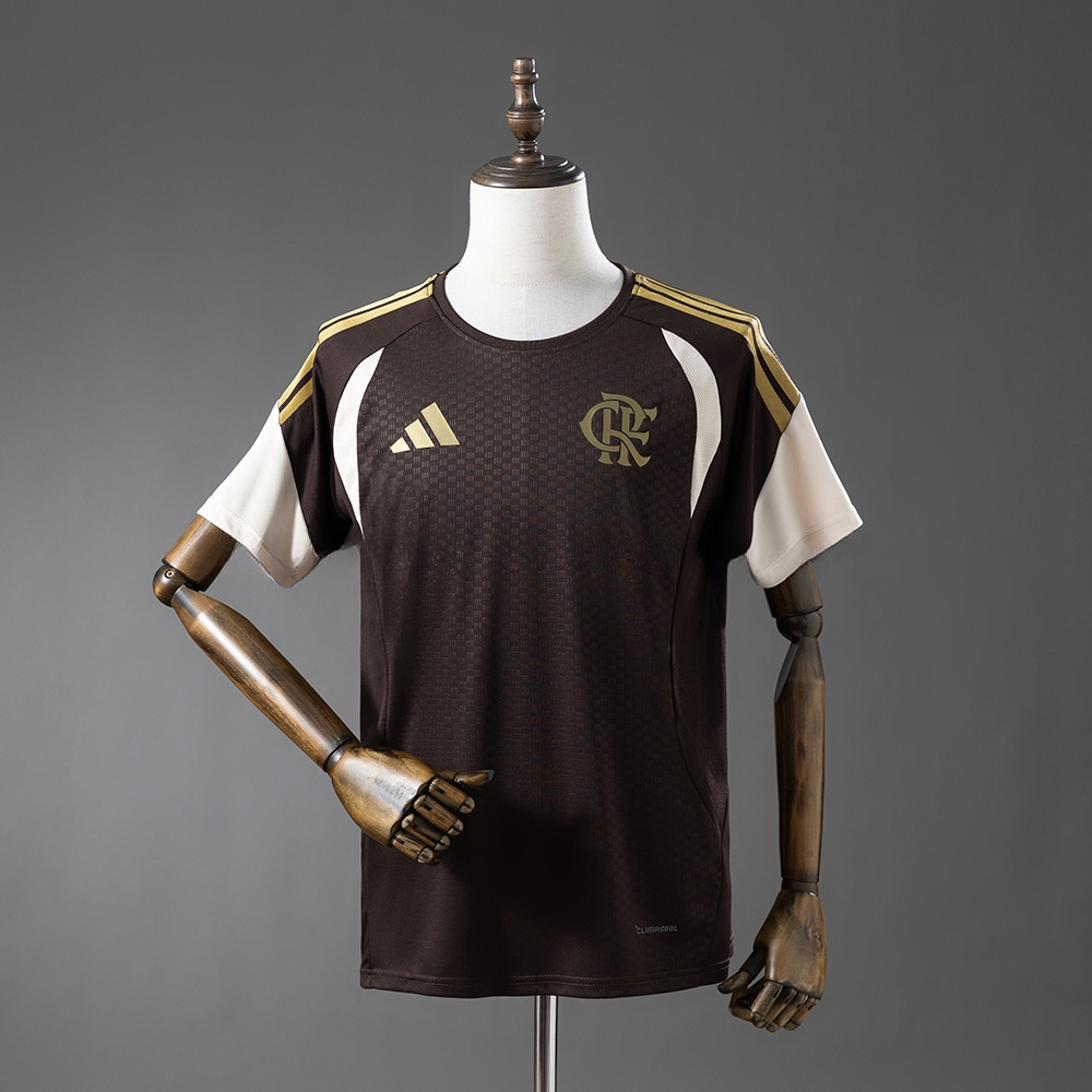 All Sponsors Training – Brown Jersey – Replica Football Soccer Shirt – S–4XL