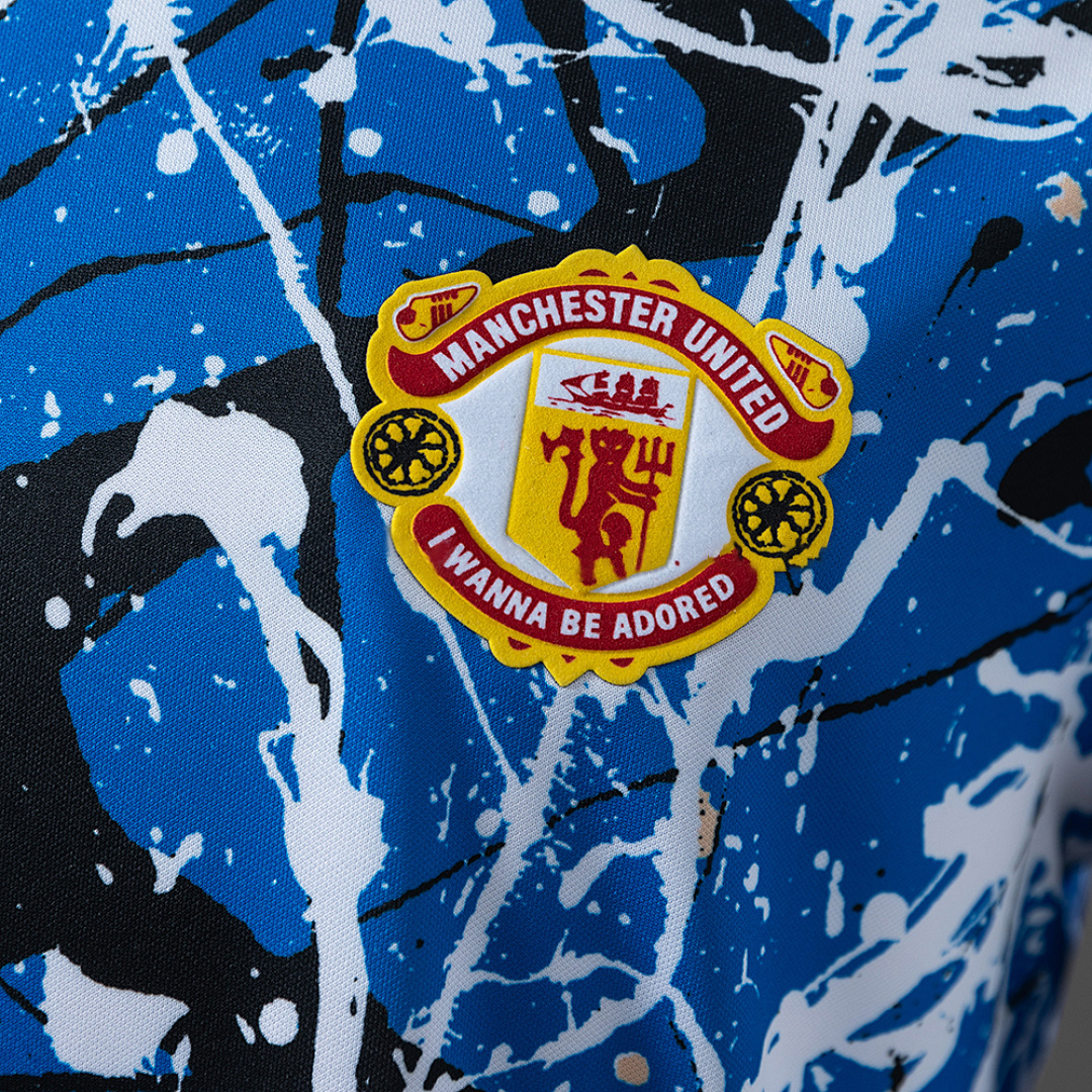 Manchester United25_26 Originals Stone Roses Long-Sleeve Jersey – Replica Football Soccer Shirt – S–4XL