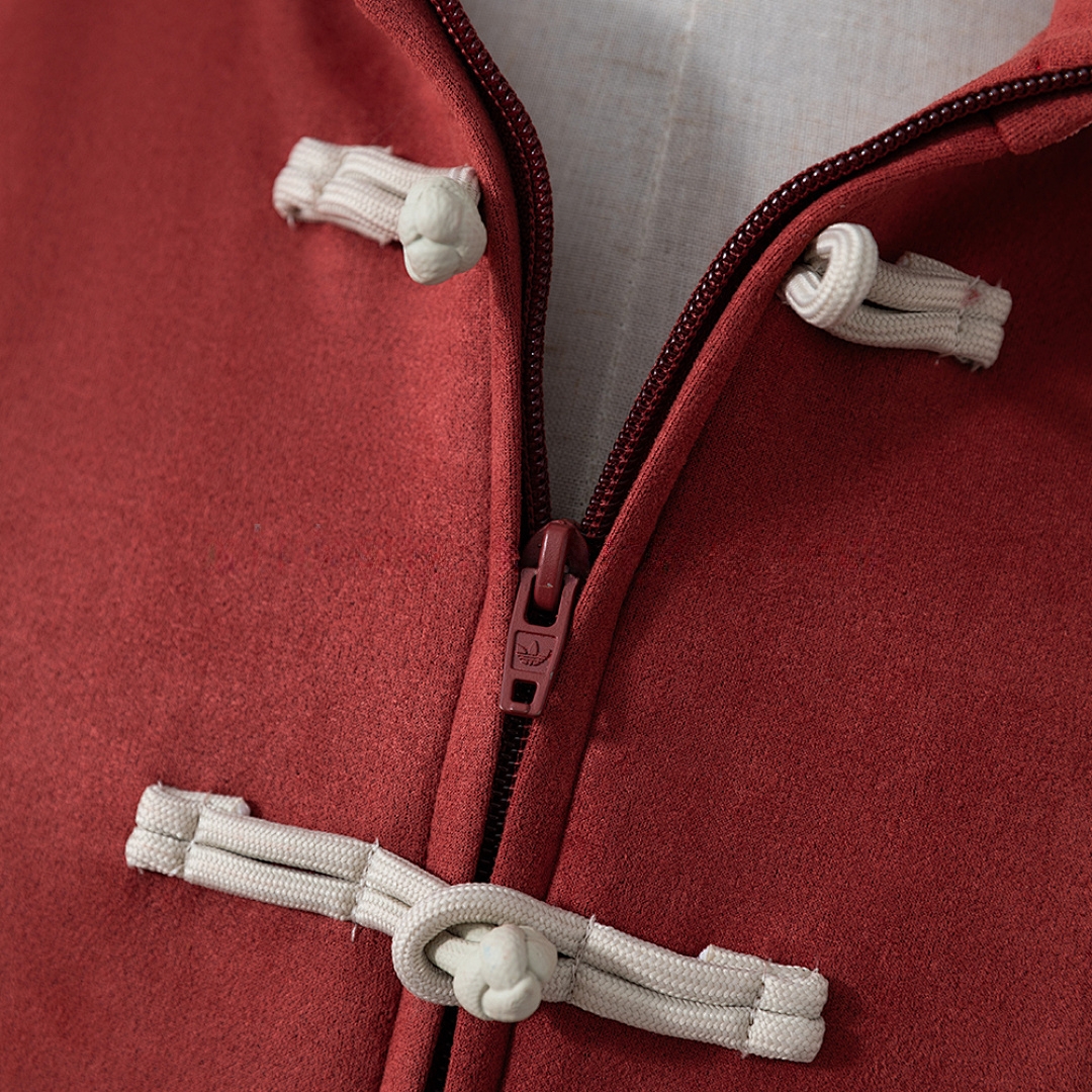 Chinese New Year Tang-Style Jacket Red – Replica Football Soccer Shirt – S–XXL
