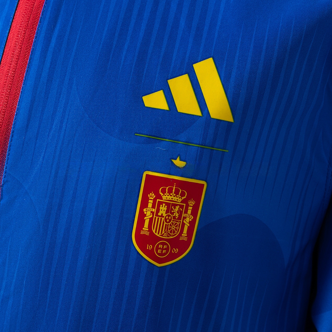 Spain 2026 Reversible Jacket Windbreaker – Red & Blue – Replica Football Soccer Jacket – S–3XL