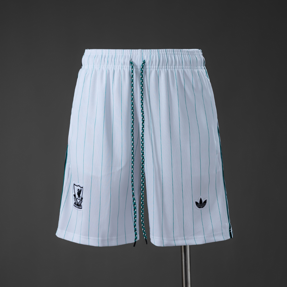 LFC Terrace Icons Shorts White – Football Lifestyle Shorts – S–XXL