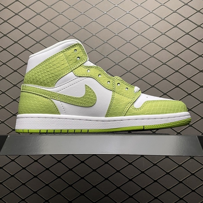 Air Jordan 1 Mid Green Python (W)