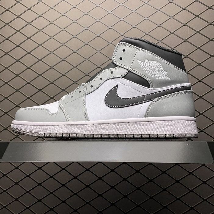 Air Jordan 1 Mid Light Smoke Grey Anthracite
