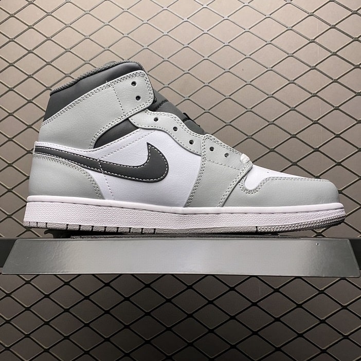 Air Jordan 1 Mid Light Smoke Grey Anthracite