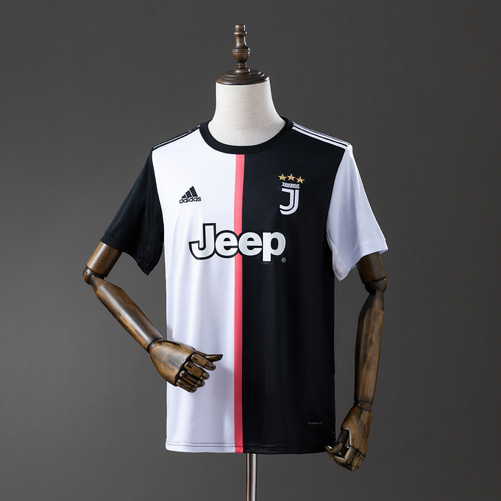 Juventus 2019/20 Home Retro Jersey – Vintage Replica Football Soccer Shirt – S–XXL