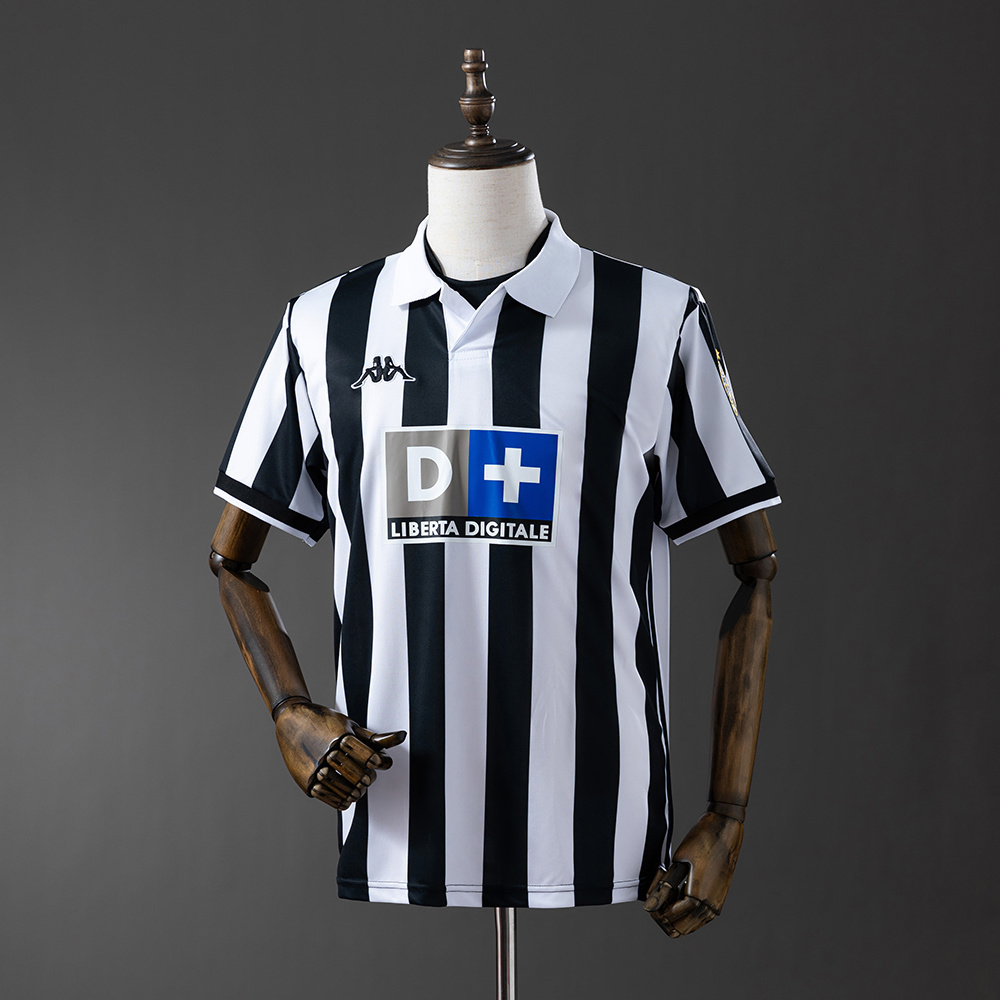 Juventus 1998/99 Home Retro Jersey – Vintage Replica Football Soccer Shirt – S–XXL