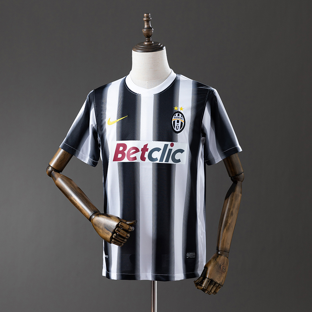 Juventus 2011/12 Home Retro Jersey – Vintage Replica Football Soccer Shirt – S–XXL