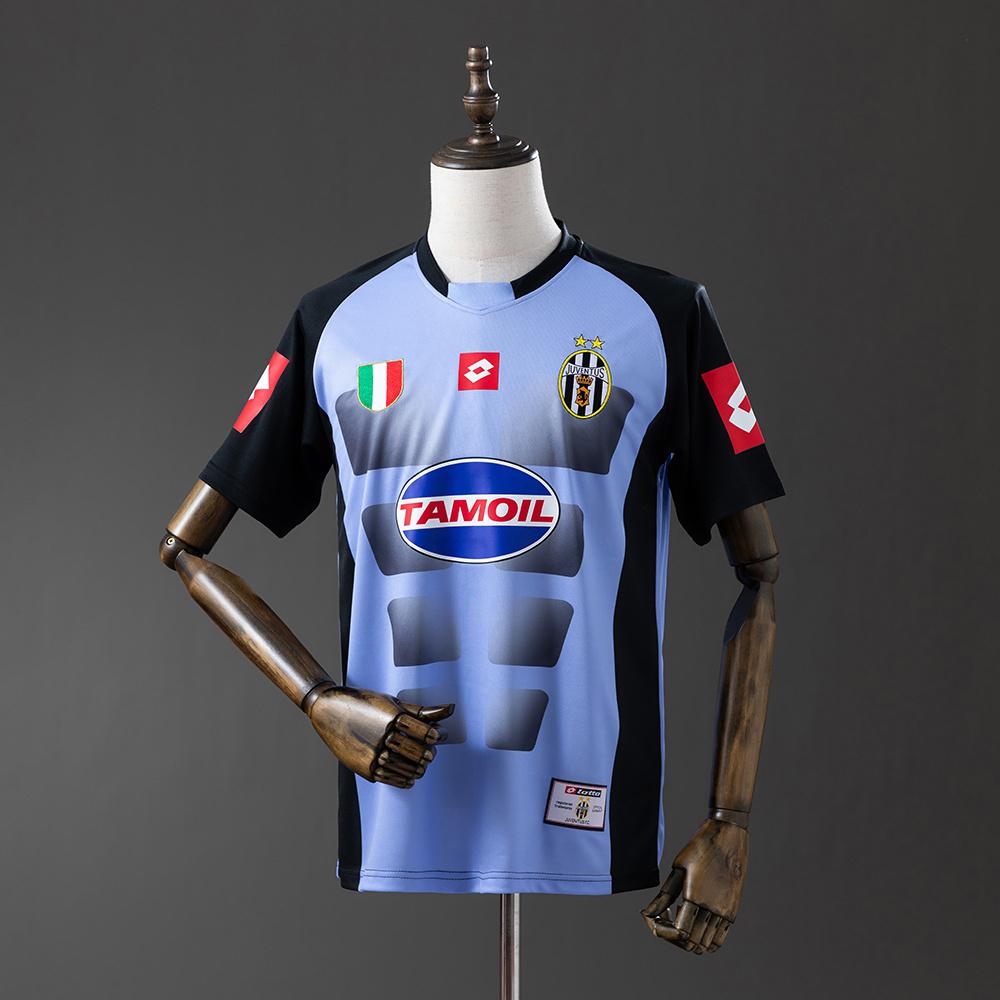 Juventus 2002/03 Goalkeeper Retro Jersey – Vintage Replica Football Soccer Shirt – S–XXL