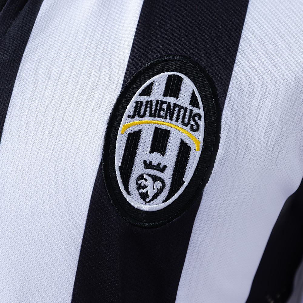 Juventus 2014/15 Home Long Sleeve Retro Jersey – Vintage Replica Football Soccer Shirt – S–XXL