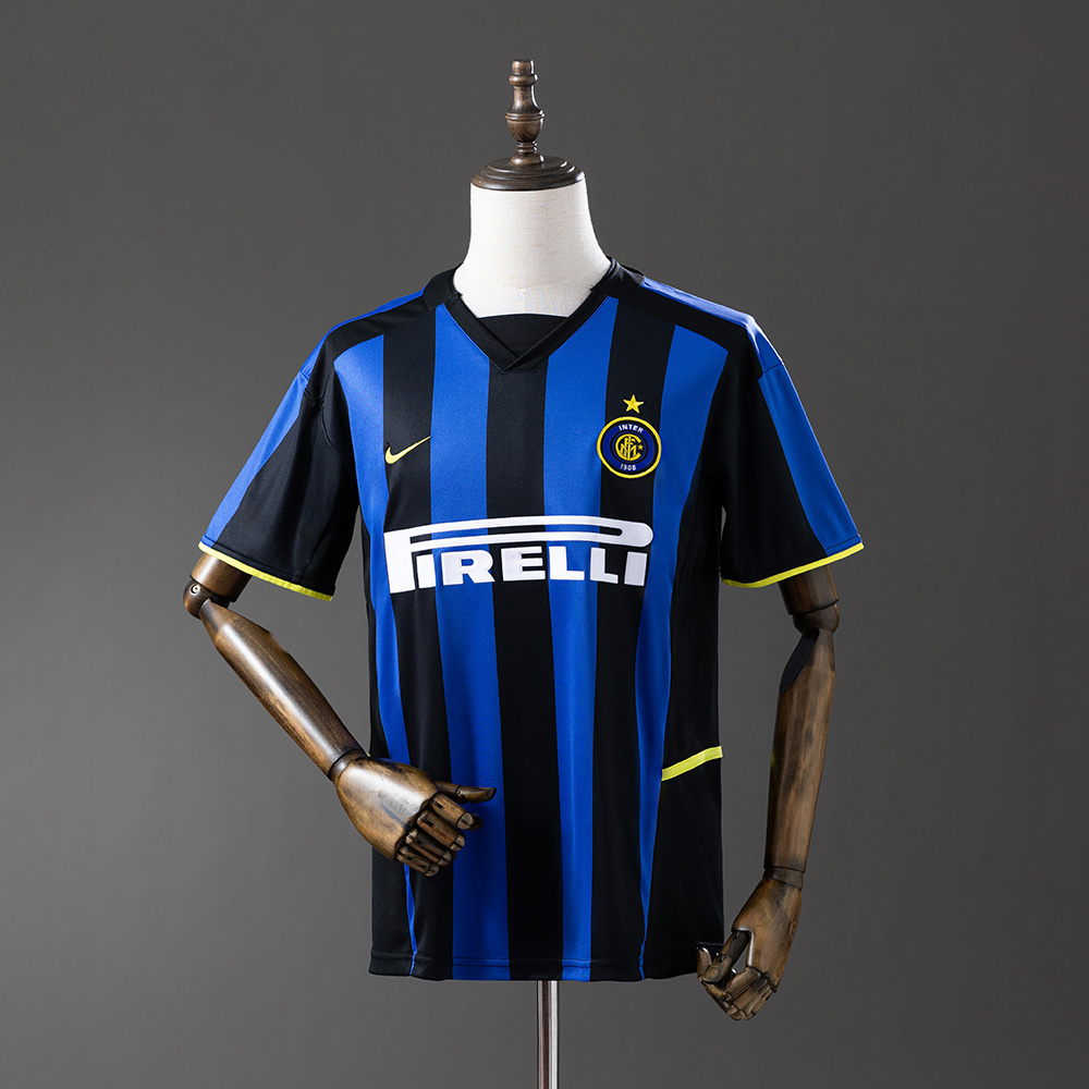 Inter Milan 2002/03 Home Retro Jersey – Vintage Replica Football Soccer Shirt – S–XXL