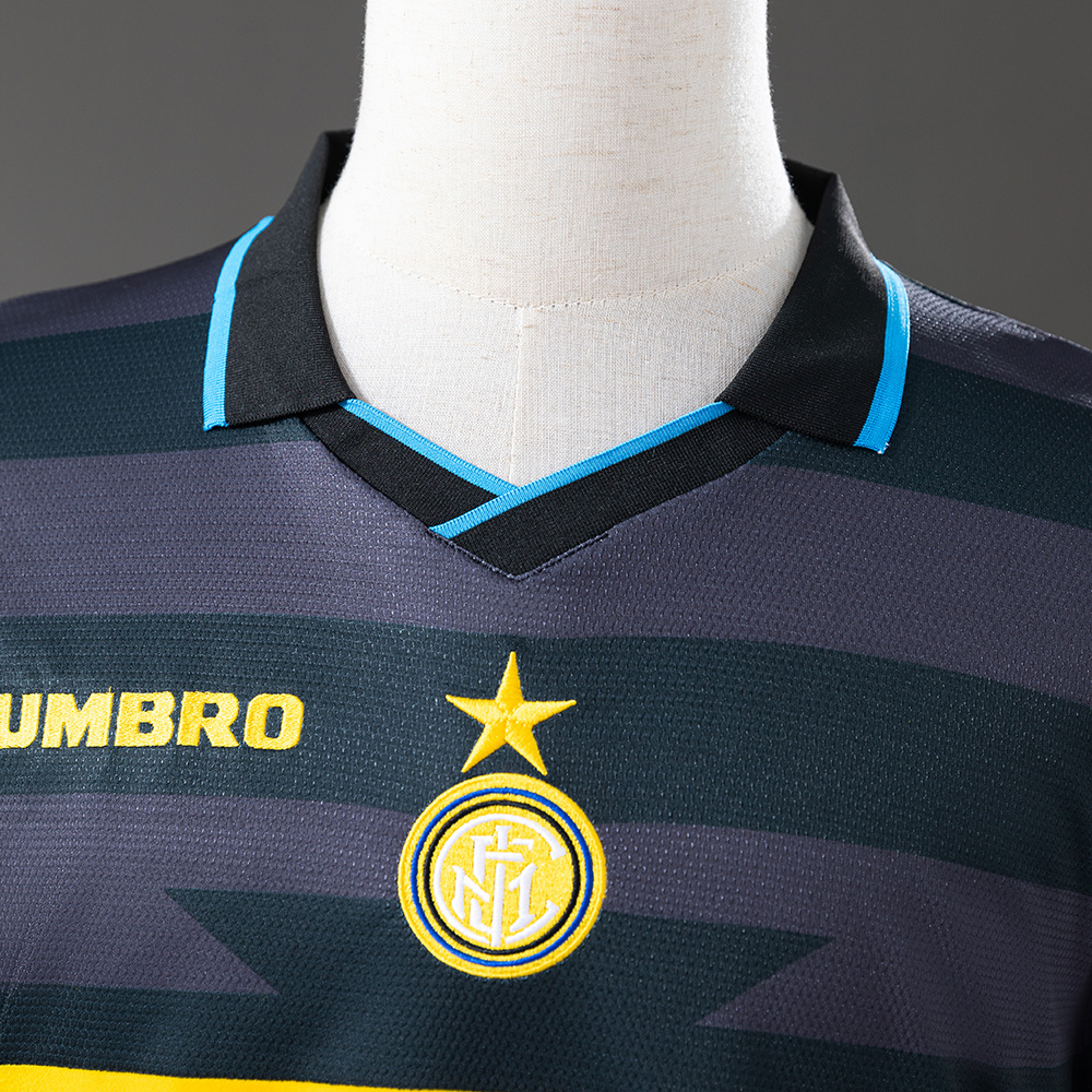 Inter Milan 1997/98 Third Away Long Sleeve Retro Jersey – Vintage Replica Football Soccer Shirt – S–XXL