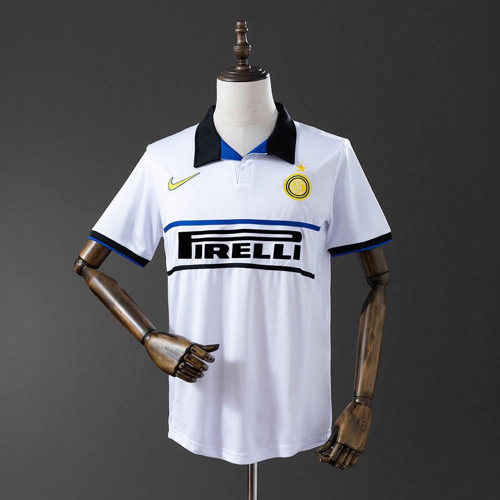 Inter Milan 1998/99 Away Retro Jersey – Vintage Replica Football Soccer Shirt – S–XXL