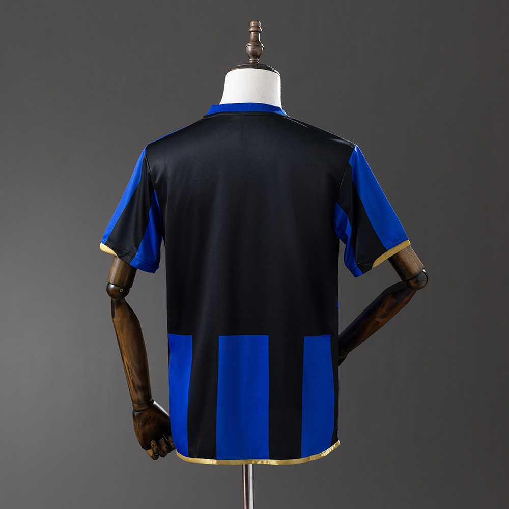 Inter Milan 2008/09 Home (UEFA Champions League Edition) Retro Jersey – Vintage Replica Football Soccer Shirt – S–XXL