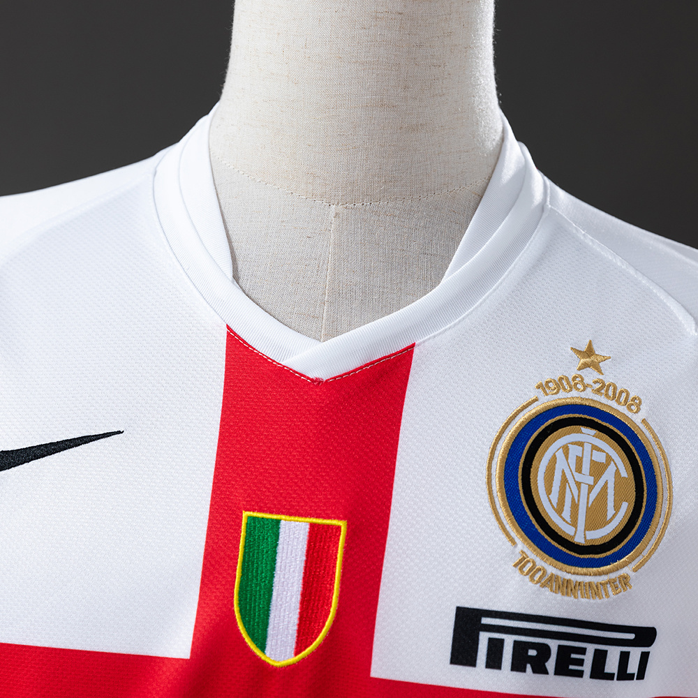 Inter Milan 2007/08 Away Retro Jersey – Vintage Replica Football Soccer Shirt – S–XXL