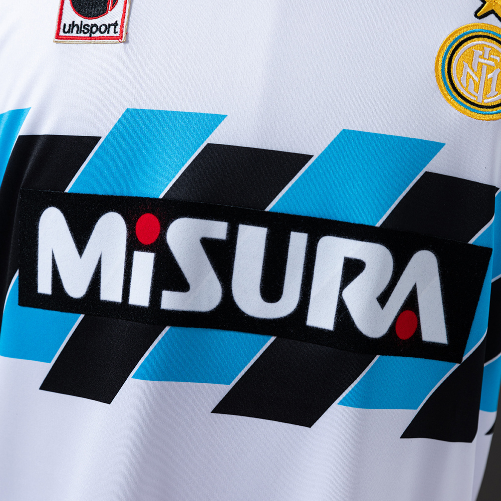 Inter Milan 1990/91 Away Retro Jersey – Vintage Replica Football Soccer Shirt – S–XXL