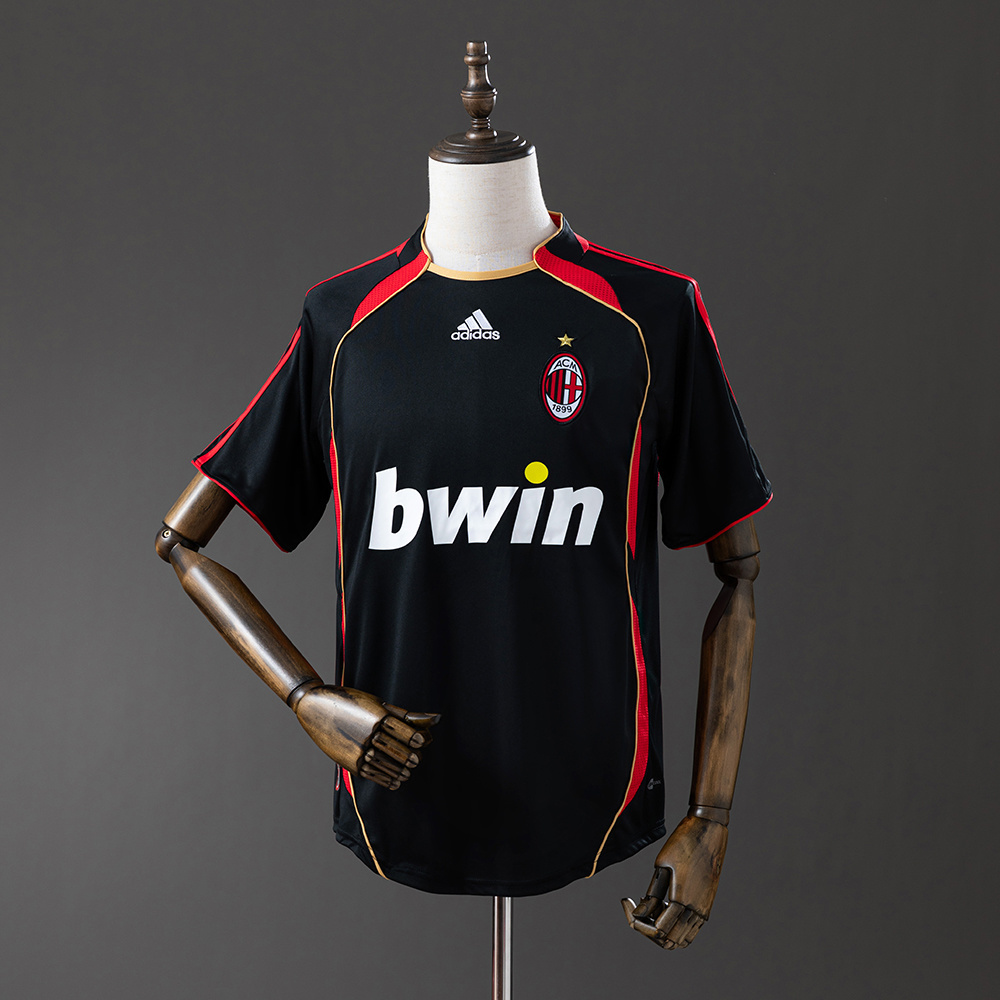 AC Milan 2006/07 Third Away Retro Jersey – Vintage Replica Football Soccer Shirt – S–XXL