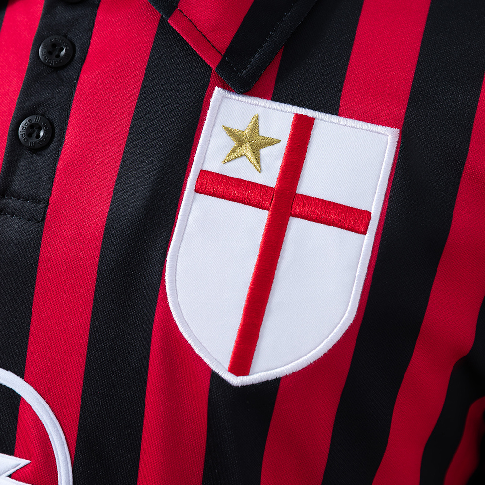 AC Milan 1999/00 Home Retro Jersey – Vintage Replica Football Soccer Shirt – S–XXL