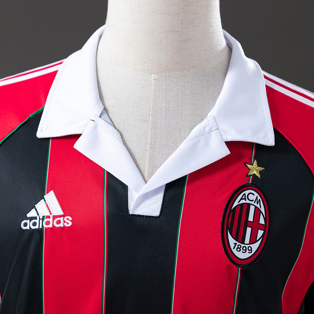 AC Milan 2012/13 Home Retro Jersey – Vintage Replica Football Soccer Shirt – S–XXL