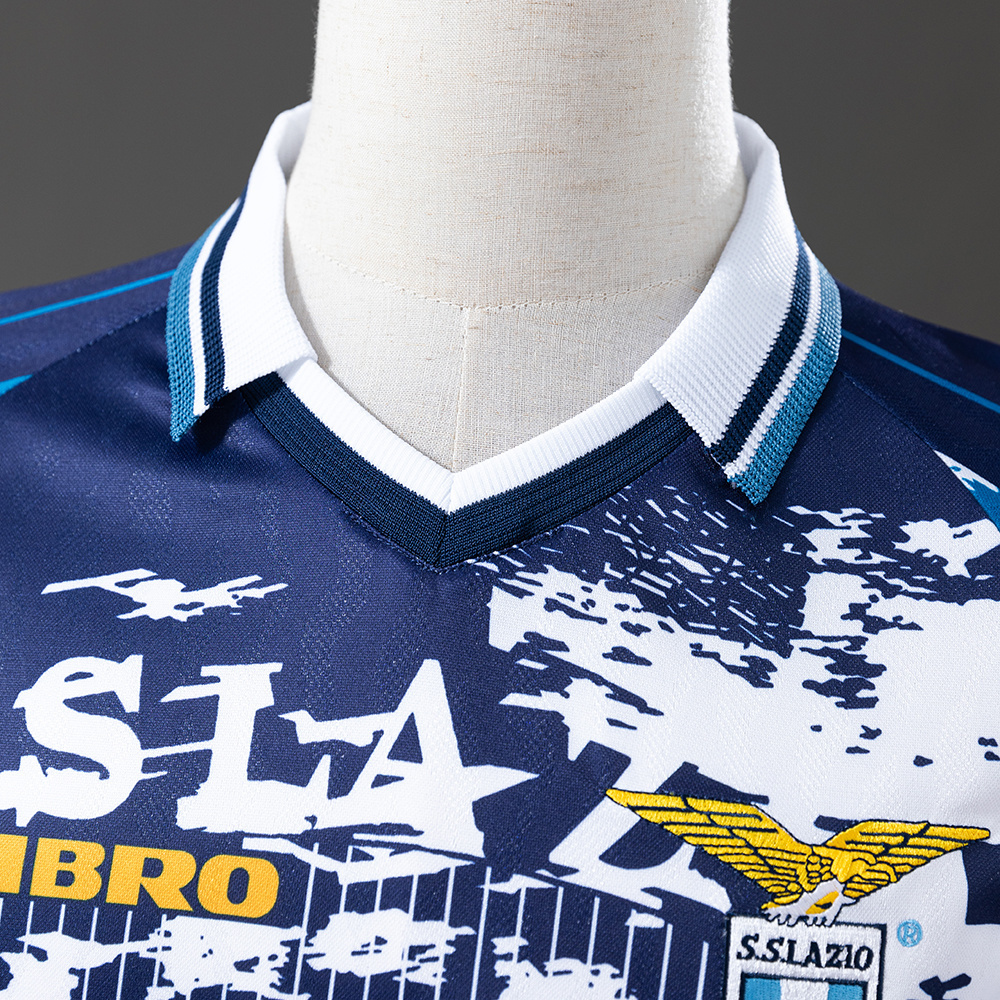 Lazio 1996/97 Away Retro Jersey – Vintage Replica Football Soccer Shirt – S–XXL