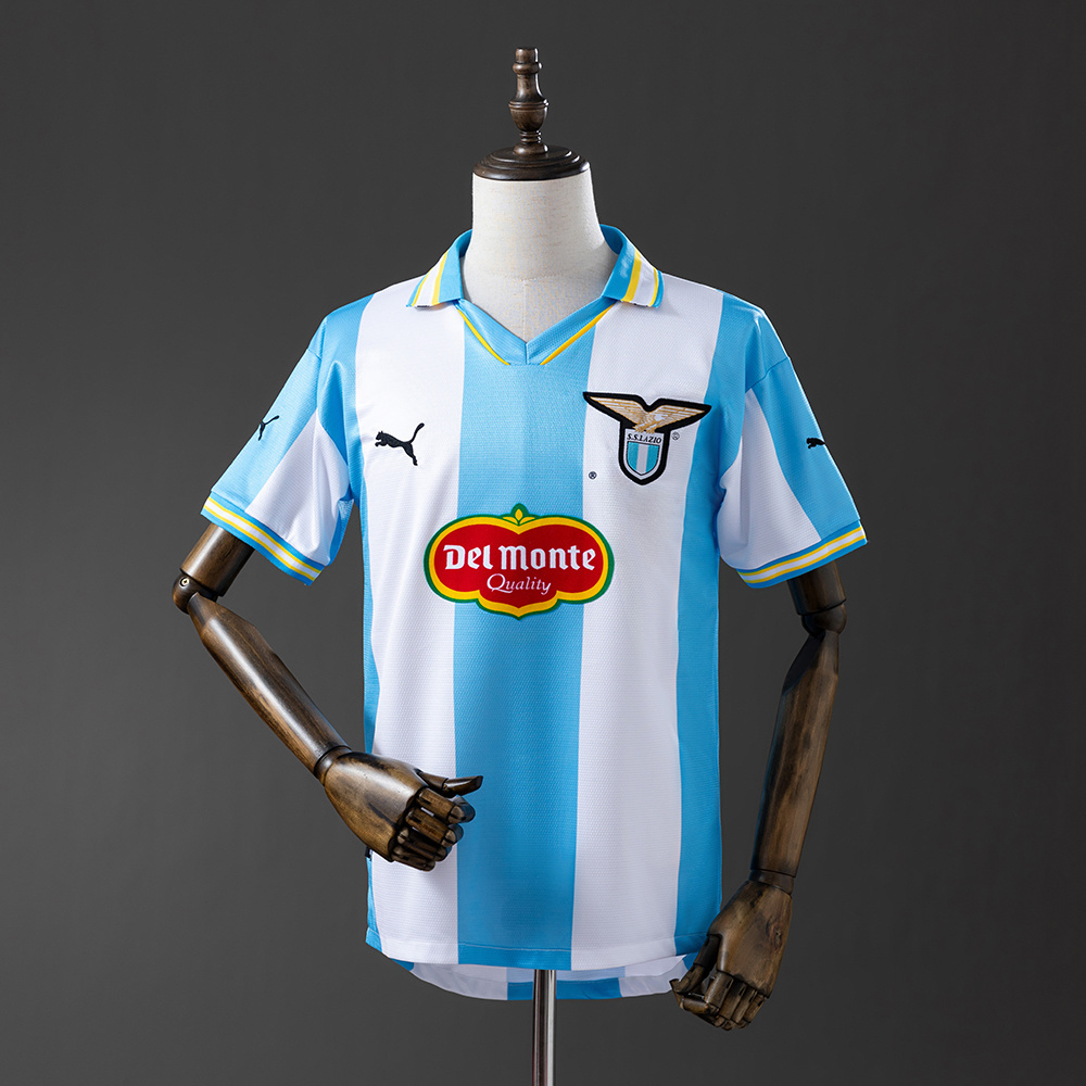 Lazio 1999/00 Home Retro Jersey – Vintage Replica Football Soccer Shirt – S–XXL