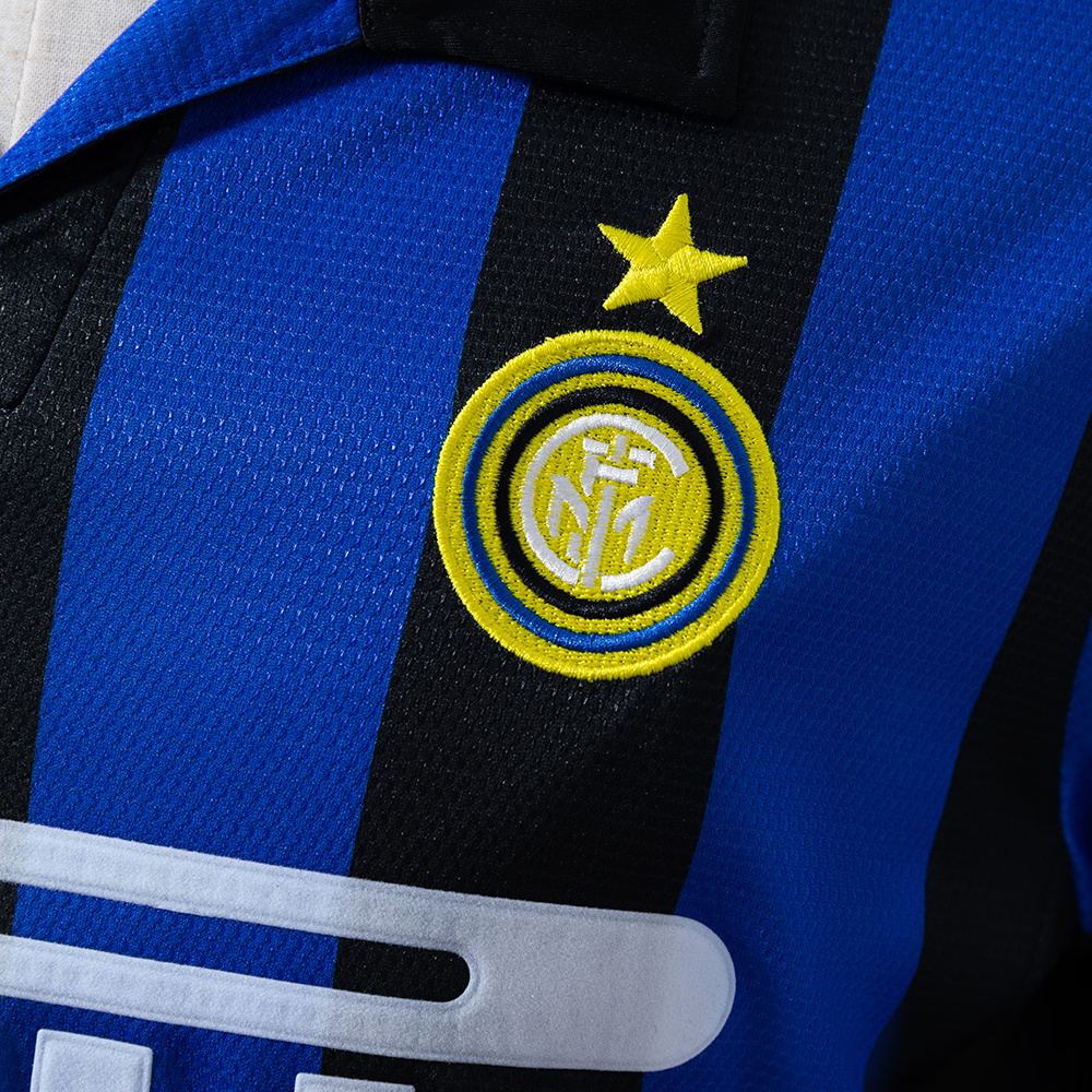 Inter Milan 1998 Home Long Sleeve Retro Jersey – Vintage Replica Football Soccer Shirt – S–XXL