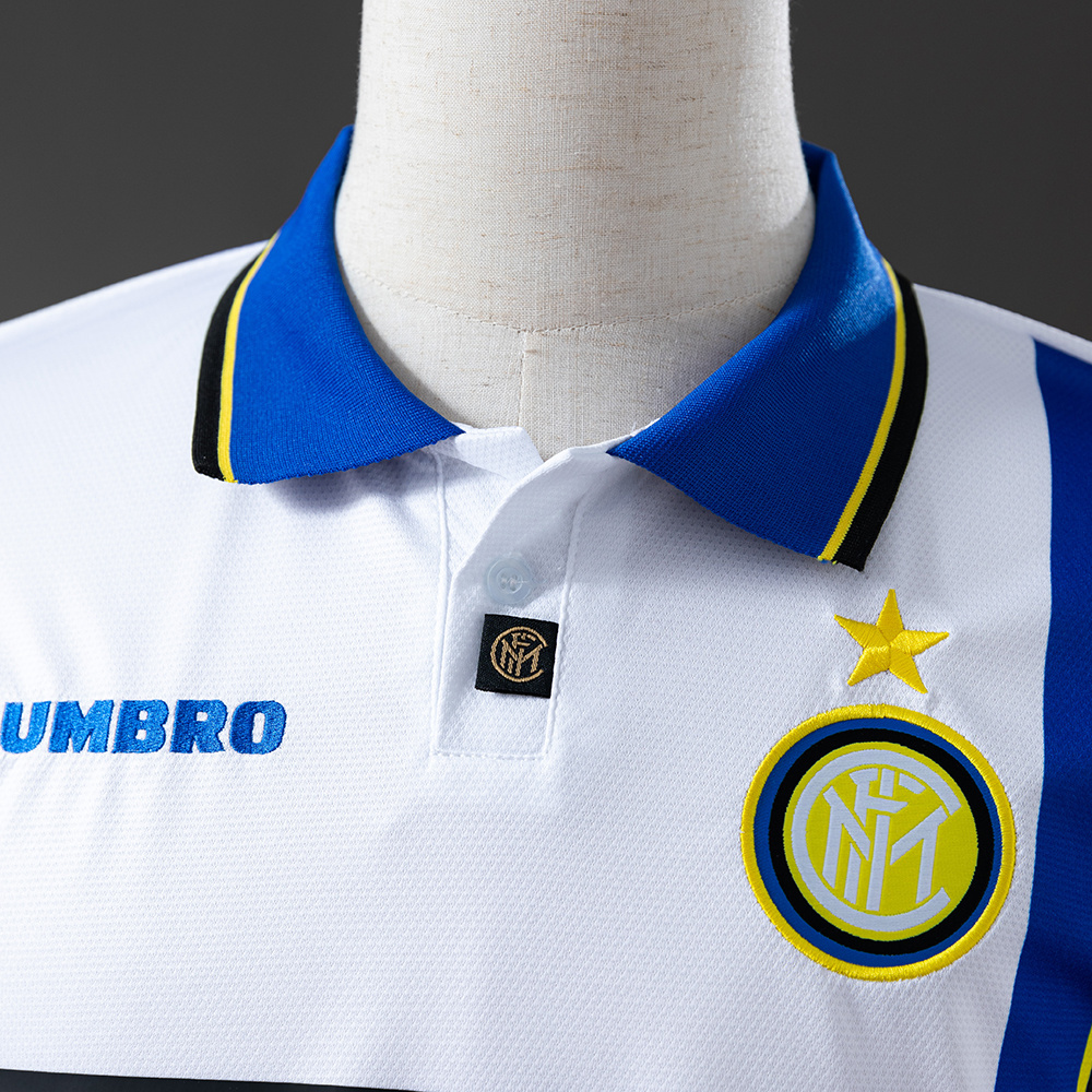 Inter Milan 1997/98 Away Retro Jersey – Vintage Replica Football Soccer Shirt – S–XXL