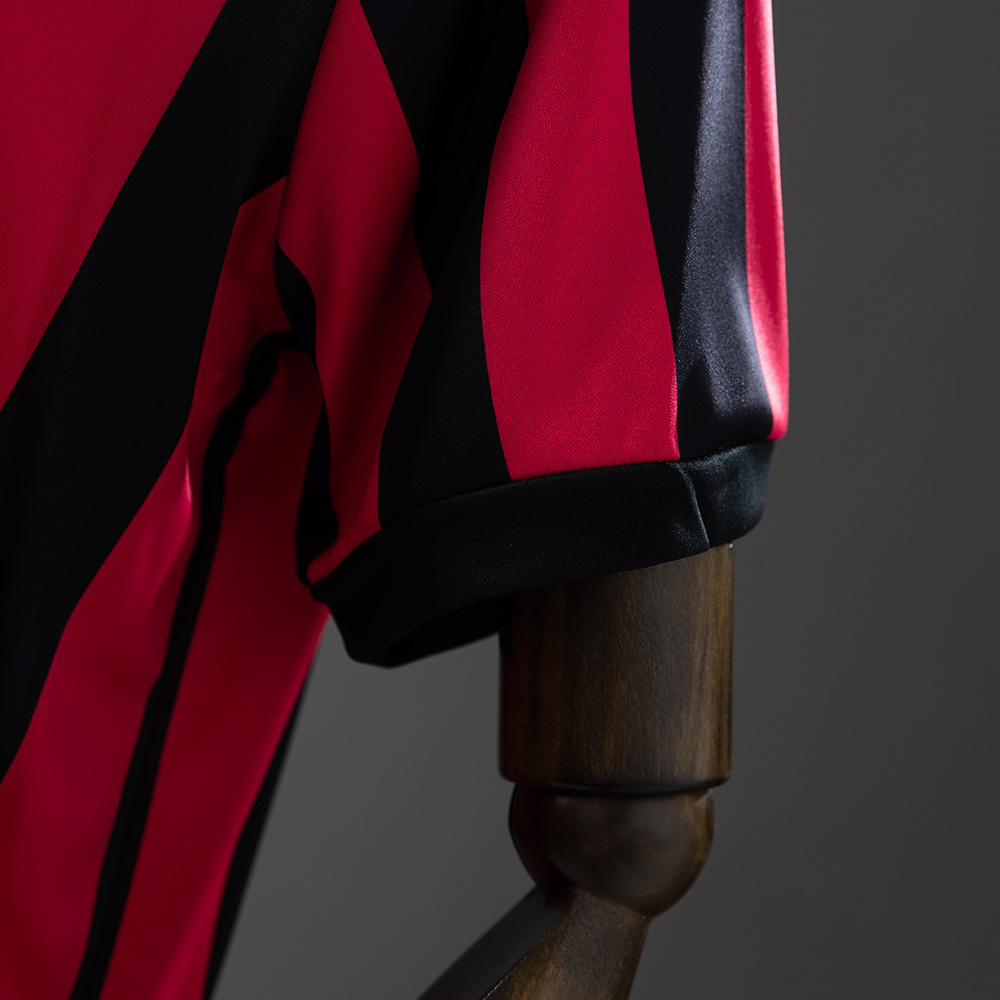 AC Milan 2017/18 Home Retro Jersey – Vintage Replica Football Soccer Shirt – S–XXL