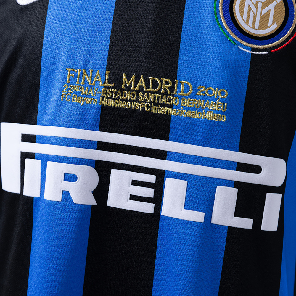 Inter Milan 2009/10 Home Retro Jersey – Vintage Replica Football Soccer Shirt – S–XXL