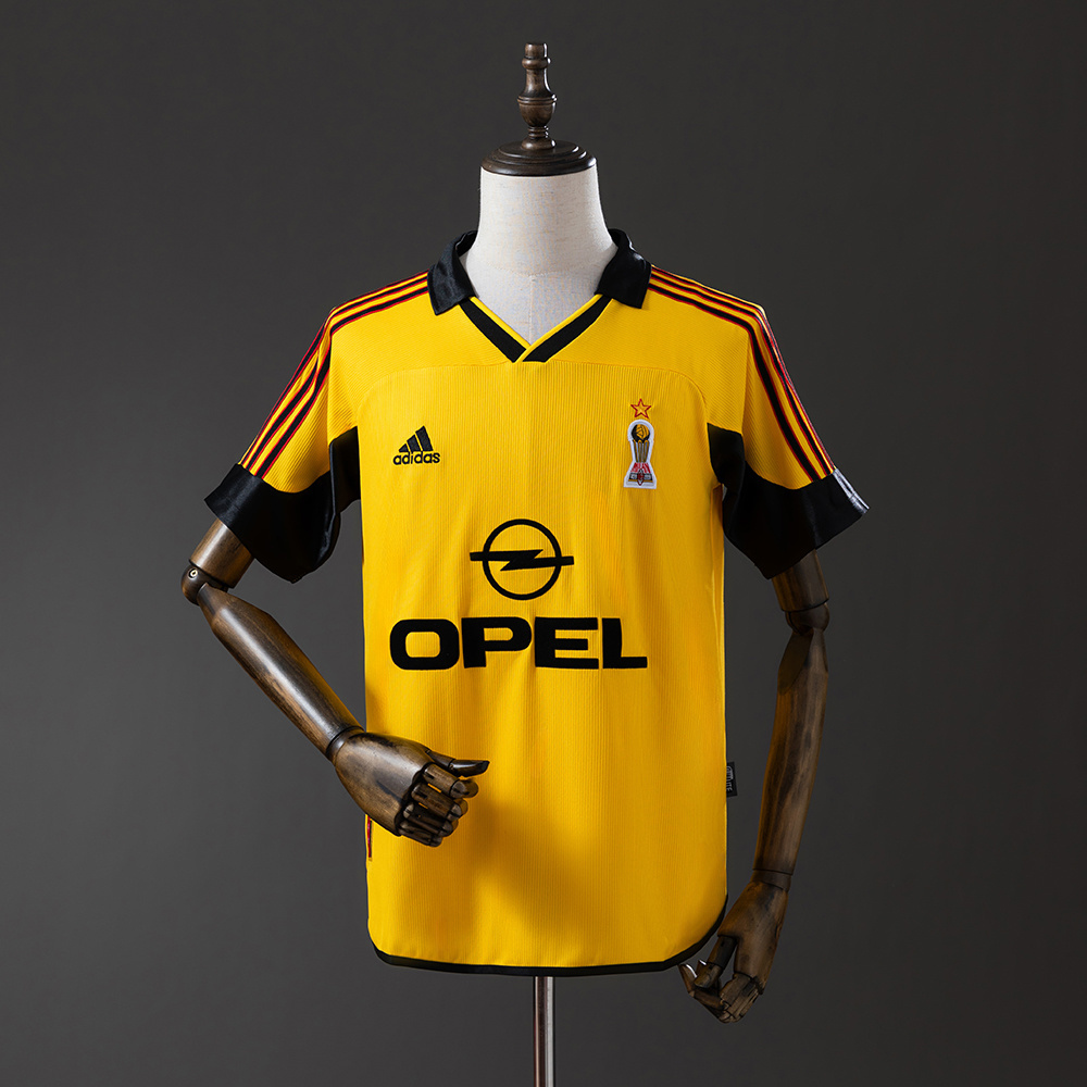 AC Milan 1999/00 Away Retro Jersey – Vintage Replica Football Soccer Shirt – S–XXL