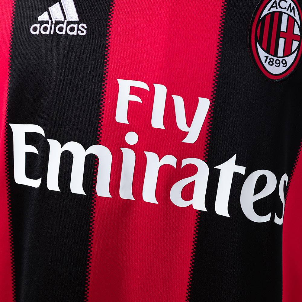 AC Milan 2011/12 Home Retro Jersey – Vintage Replica Football Soccer Shirt – S–XXL