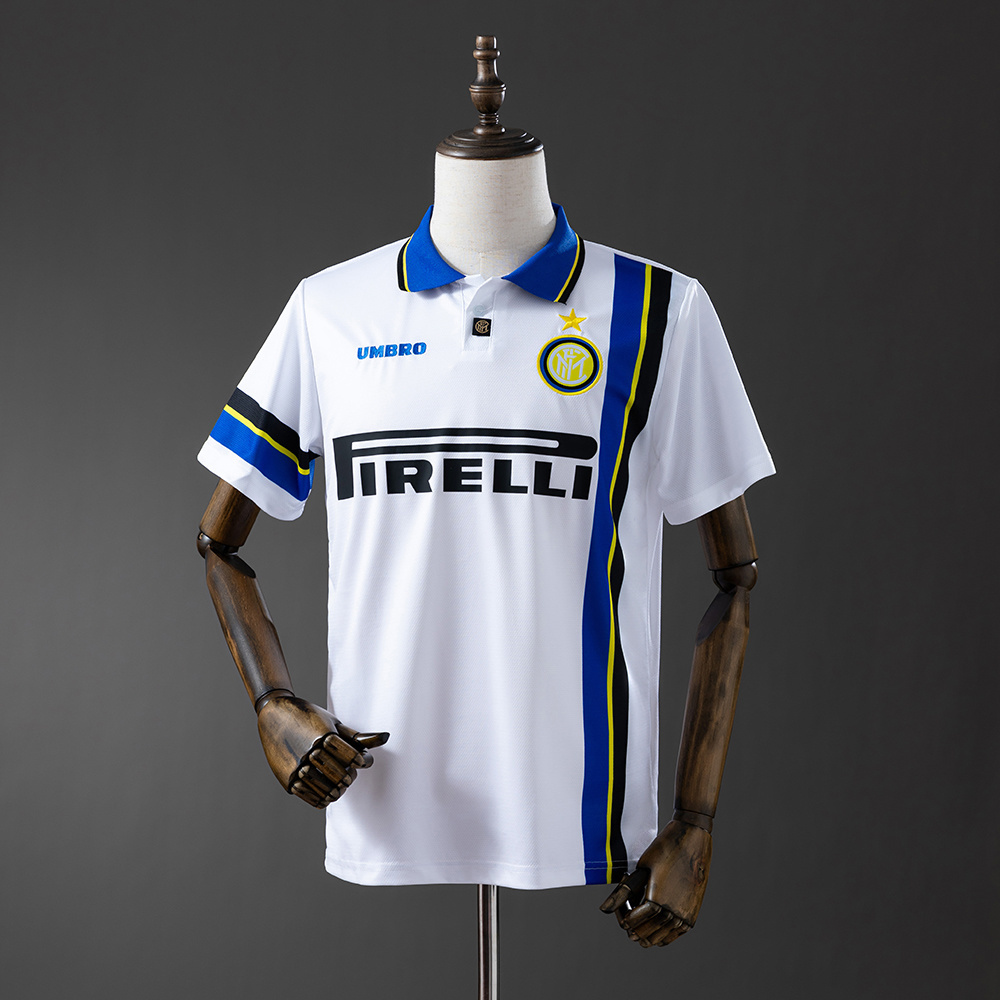 Inter Milan 1997/98 Away Retro Jersey – Vintage Replica Football Soccer Shirt – S–XXL