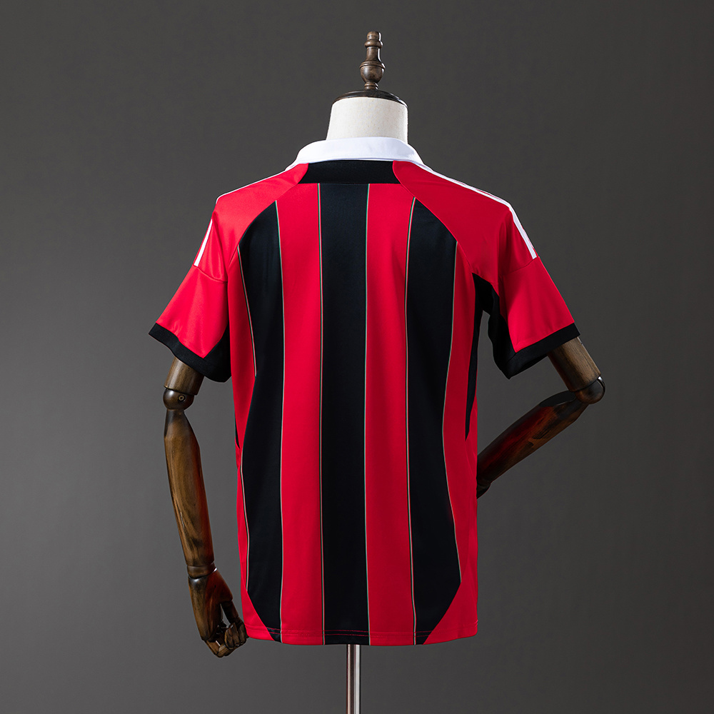 AC Milan 2012/13 Home Retro Jersey – Vintage Replica Football Soccer Shirt – S–XXL