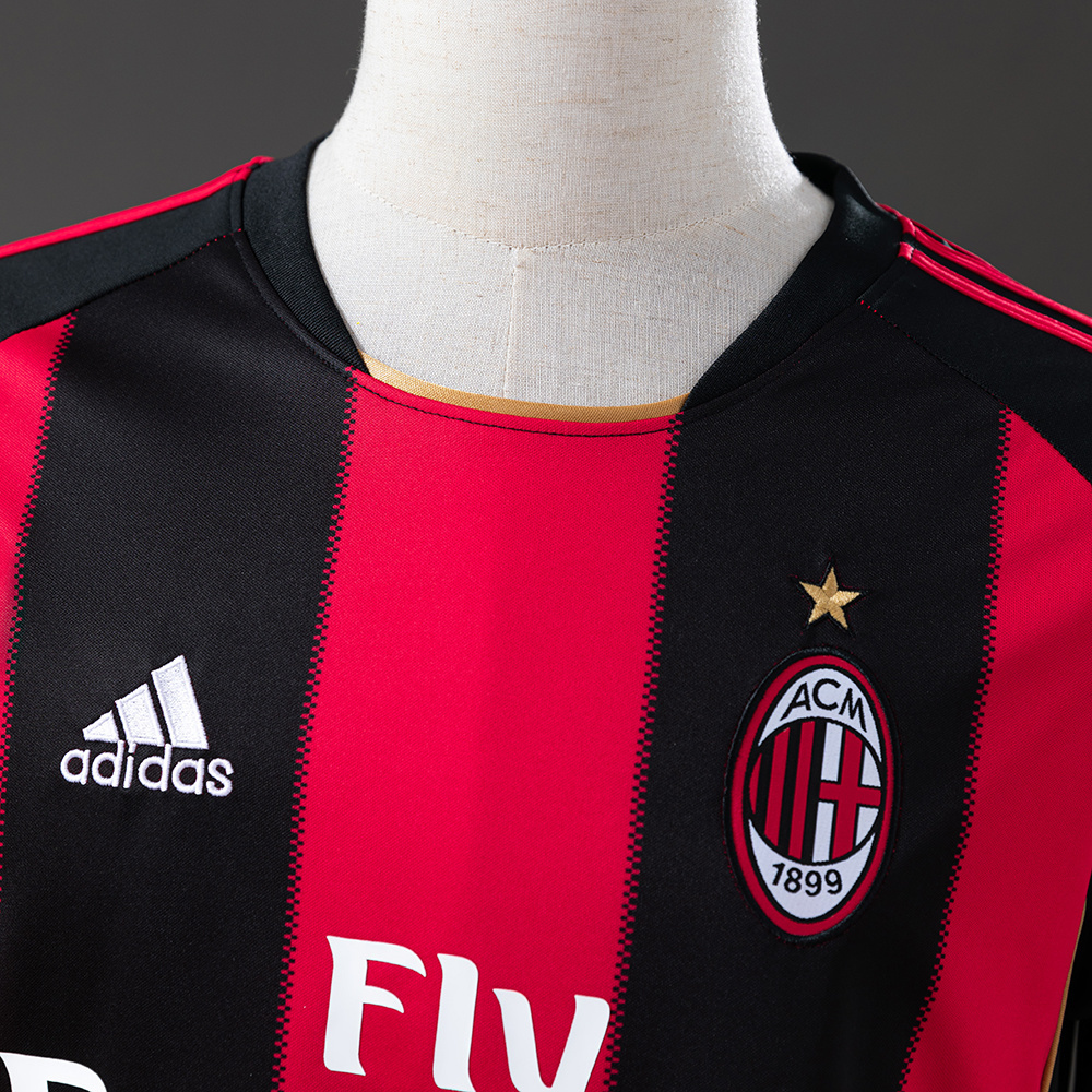 AC Milan 2011/12 Home Retro Jersey – Vintage Replica Football Soccer Shirt – S–XXL