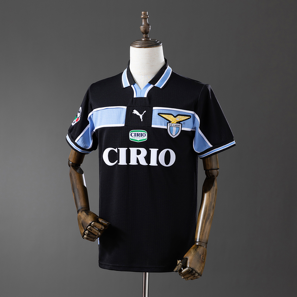 Lazio 1998/99 Away Retro Jersey – Vintage Replica Football Soccer Shirt – S–XXL